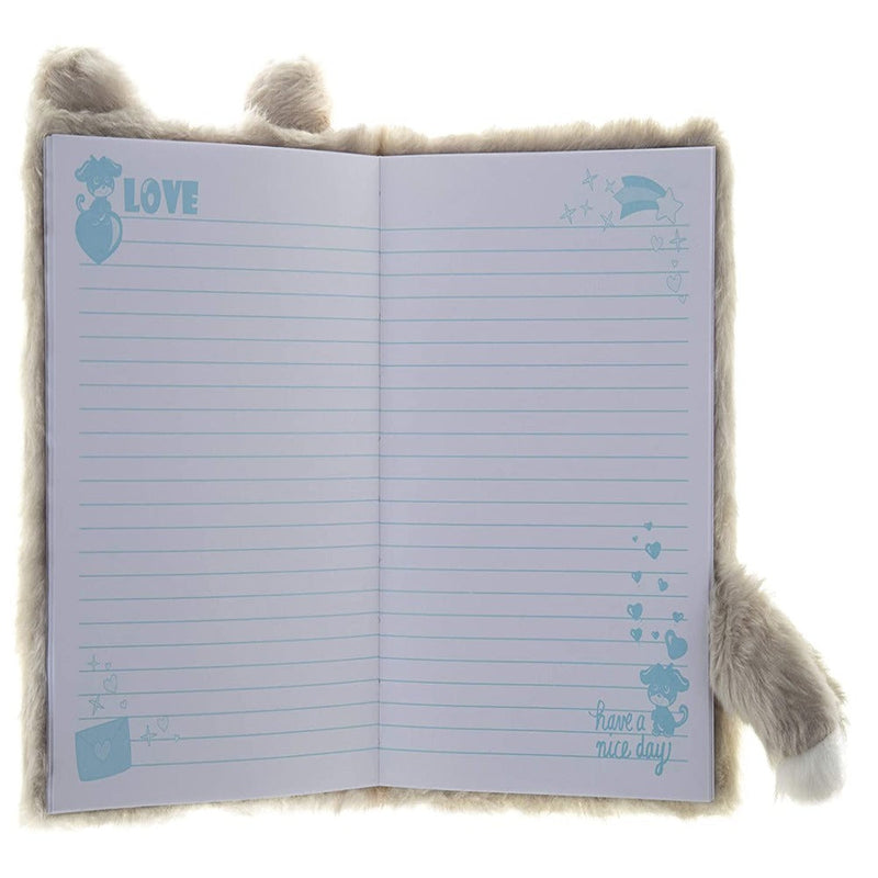 Bow Bow the Puppy Plush Notebook
