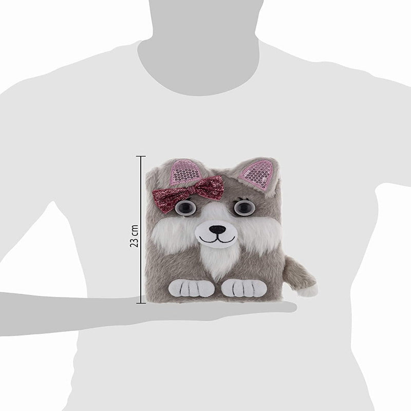 Bow Bow the Puppy Plush Notebook