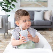Bumkins Silicone Straw Cup with Lid