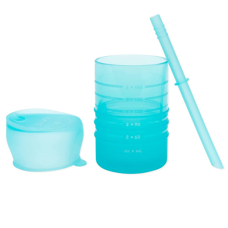 Bumkins Silicone Straw Cup with Lid