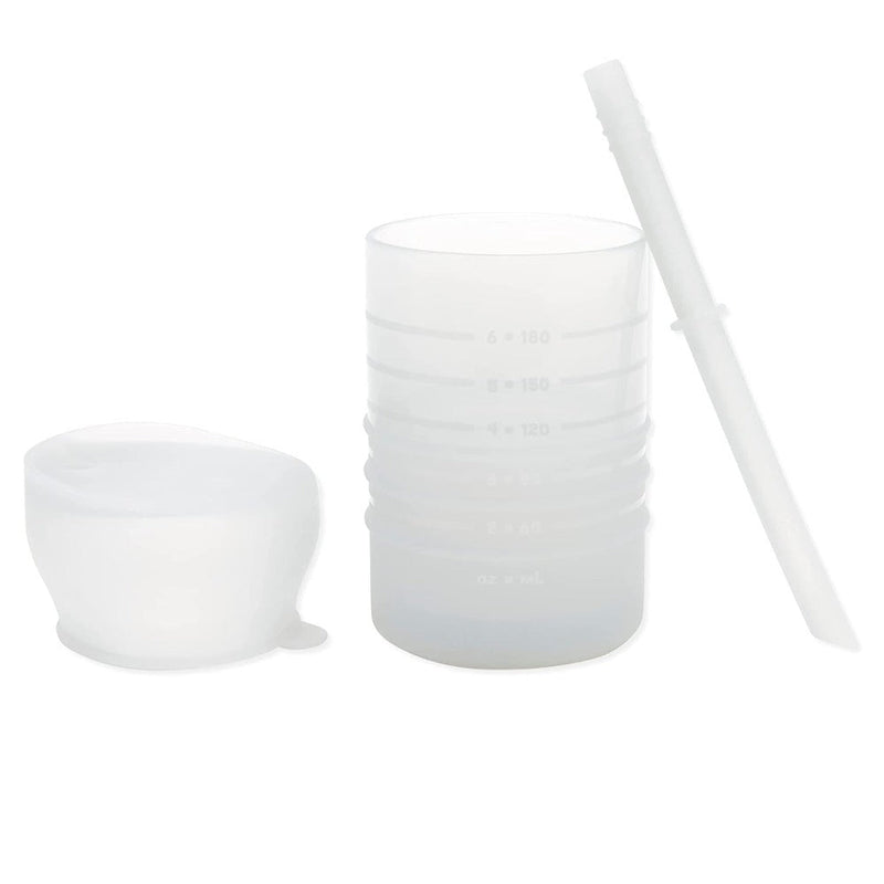 Bumkins Silicone Straw Cup with Lid