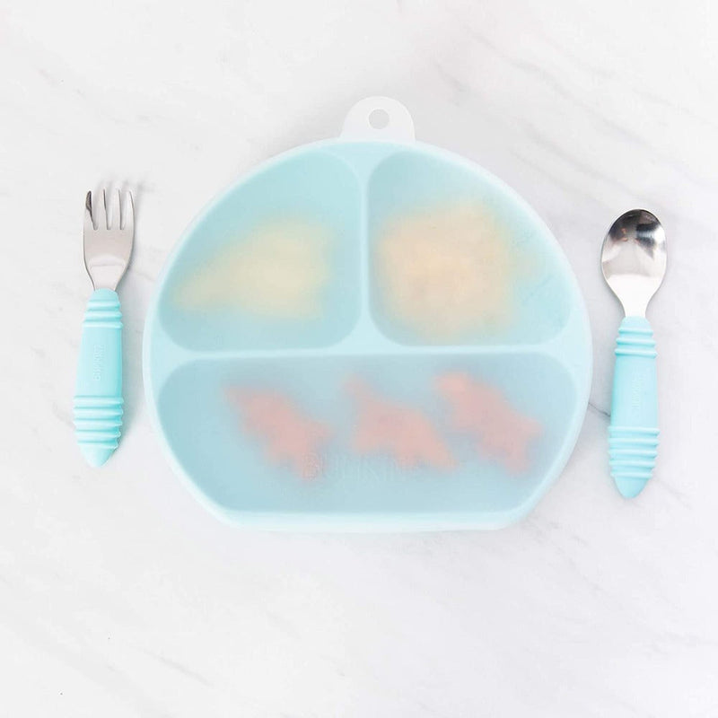 Bumkins Silicone Stretch Lid (3 Section): Clear