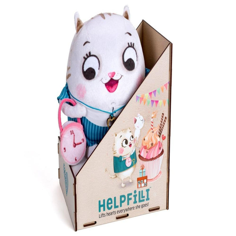 Chalk & Chuckles Caring Cats Helpfilli Plush