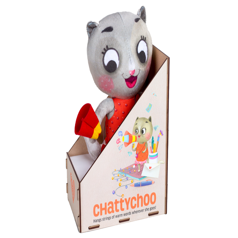 Chalk & Chuckles Chattychoo Caring Cats Plush