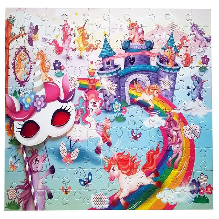 Chalk & Chuckles I Love Unicorns 100 Piece Jigsaw Puzzle-Kids Games-Chalk & Chuckles-Toycra
