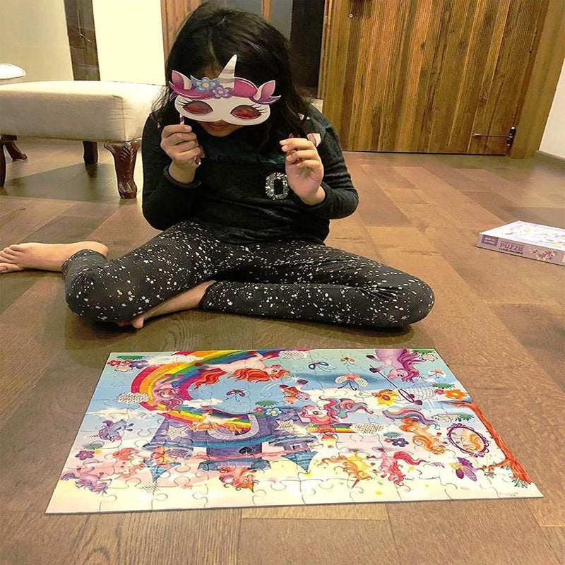 Chalk & Chuckles I Love Unicorns 100 Piece Jigsaw Puzzle
