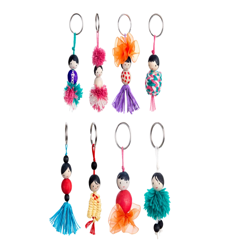 Chalk & Chuckles Keychain Dolls (big)