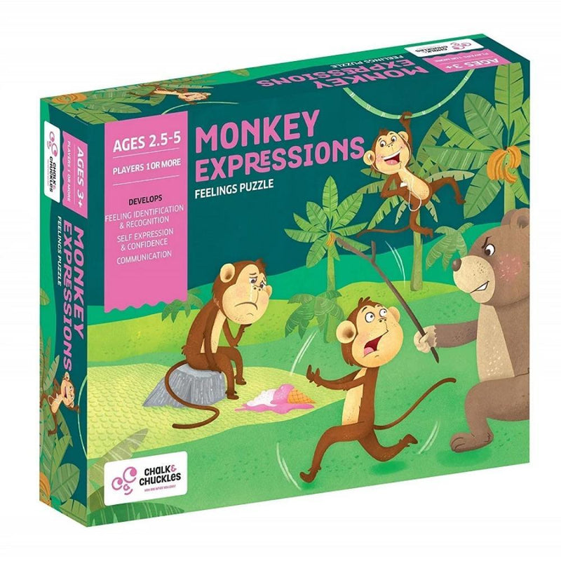 Chalk & Chuckles Monkey Expressions