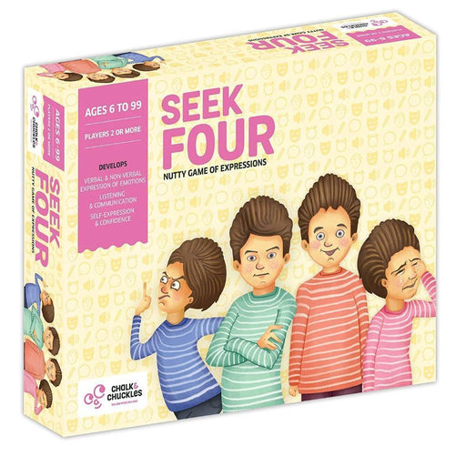 Chalk & Chuckles Seek Four-Family Games-Chalk & Chuckles-Toycra