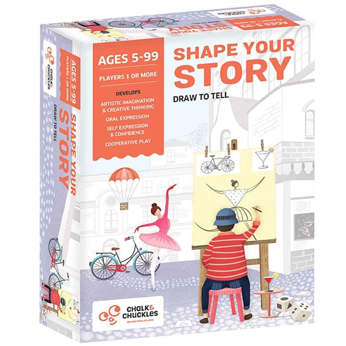 Chalk & Chuckles Shape your Story-Family Games-Chalk & Chuckles-Toycra