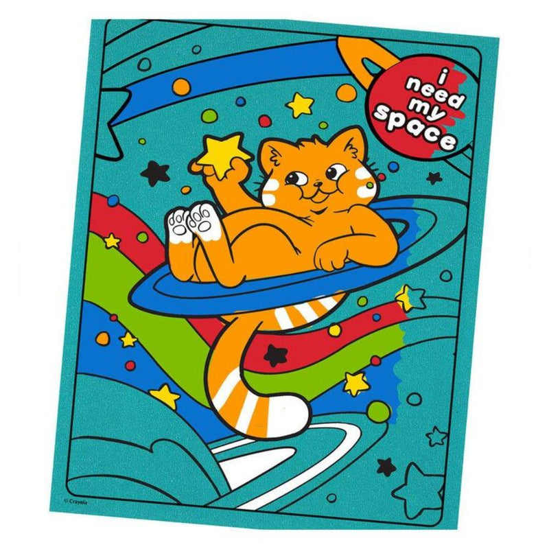 Crayola Color Magic Neon Paper & Marker Set, Cosmic Cats