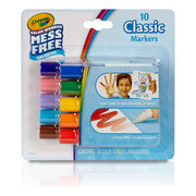 Crayola Color Wonder Mess Free Mini Markers, Classic Colors, 10 Count