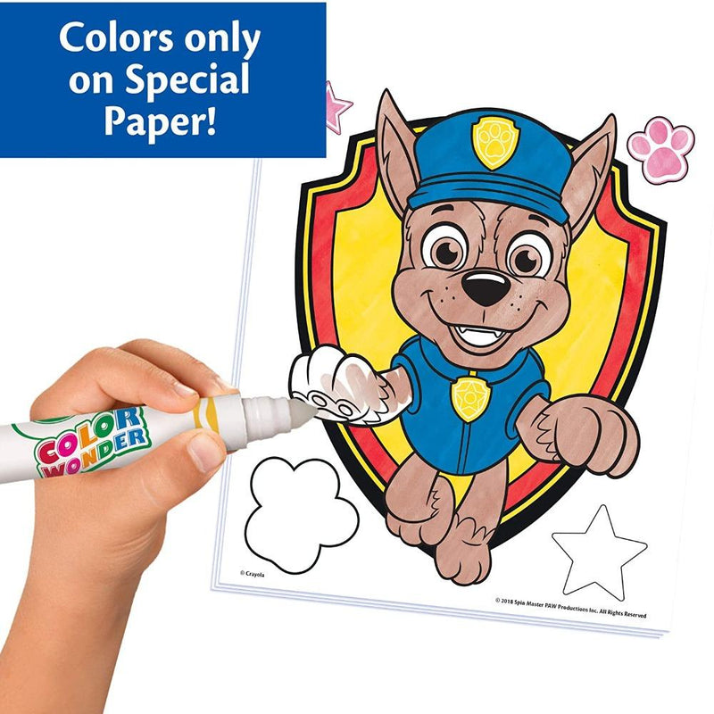 Crayola Color Wonder Mess Free Paw Patrol Coloring Pages & Markers