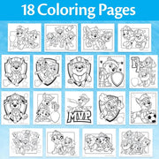 Crayola Color Wonder Mess Free Paw Patrol Coloring Pages & Markers