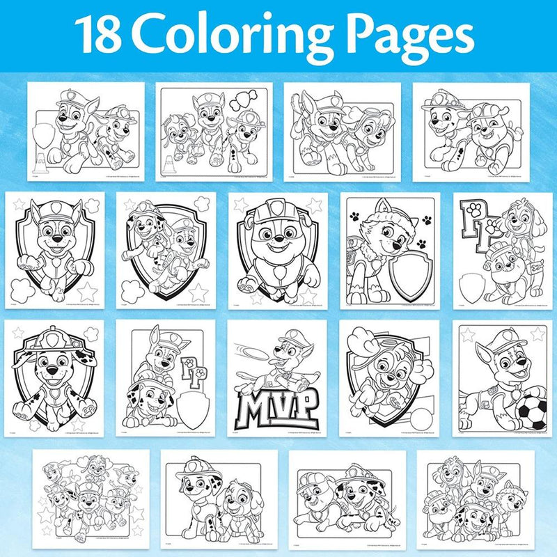 Crayola Color Wonder Mess Free Paw Patrol Coloring Pages & Markers