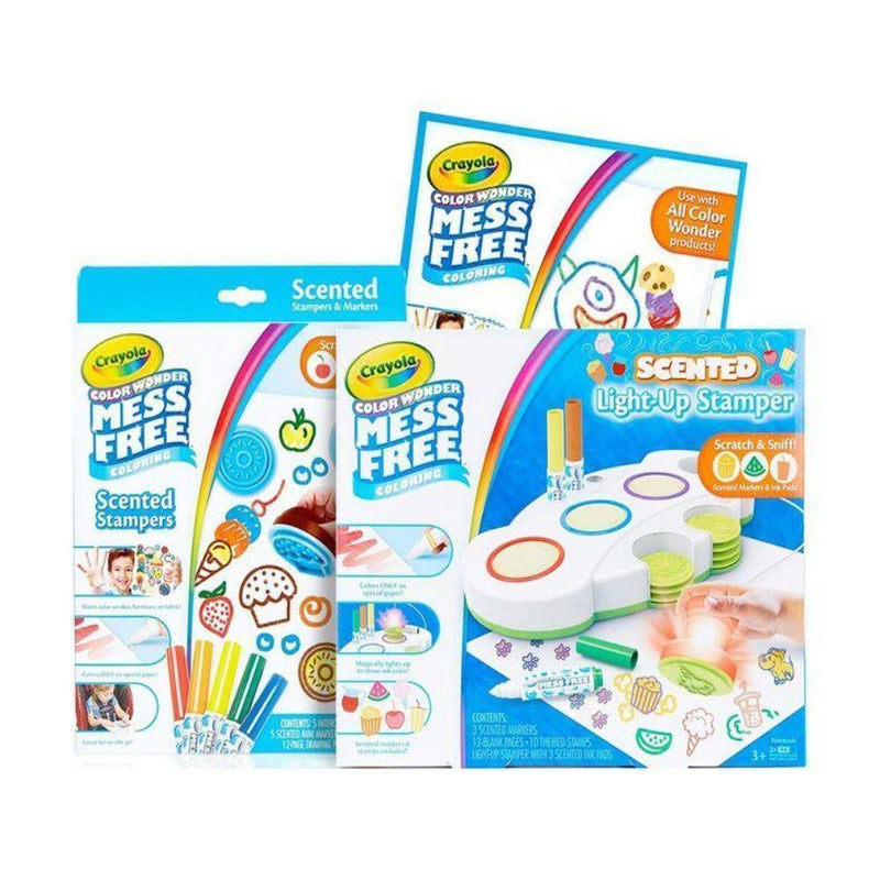 Crayola Color Wonder Mess Free Scented Light Up Stamper Set