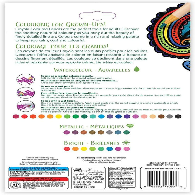 Crayola Colored Pencil Set, 36-Colors