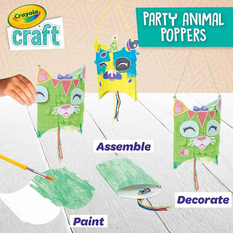Crayola Craft Animal Party Poppers Craft Kit