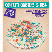 Crayola Craft Confetti Coasters & Dish Craft Kit