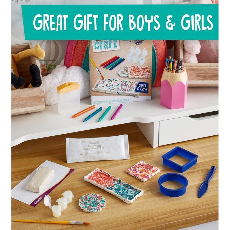Crayola Craft Confetti Coasters & Dish Craft Kit