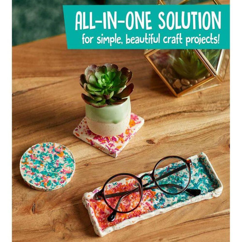 Crayola Craft Confetti Coasters & Dish Craft Kit