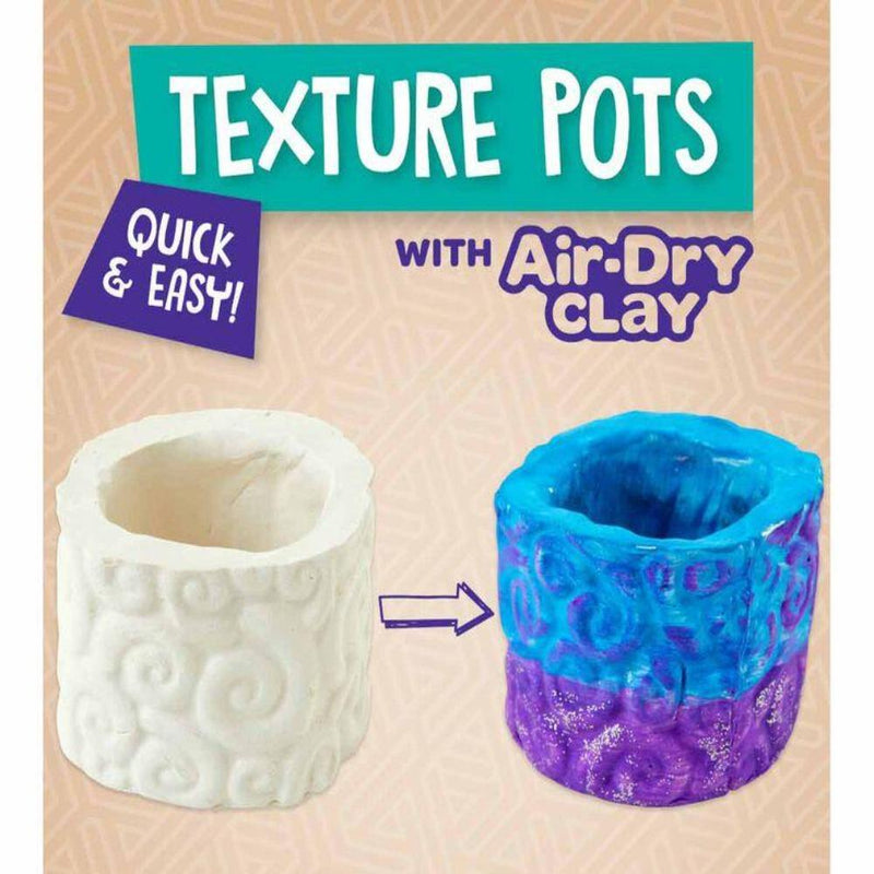 Crayola Craft Texture Pots Craft Kit