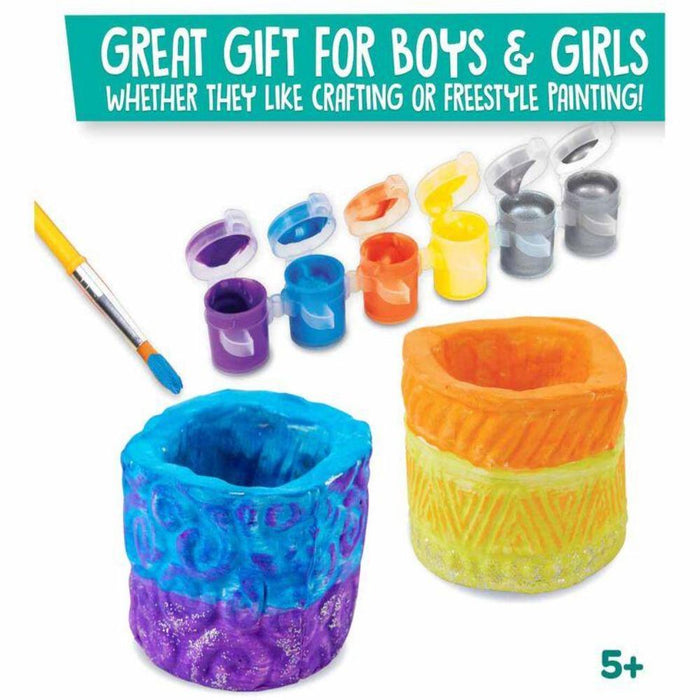 Crayola Craft Texture Pots Craft Kit-Arts & Crafts-Crayola-Toycra