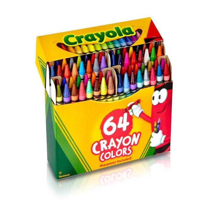 Crayola Crayons 64 Count-Arts & Crafts-Crayola-Toycra