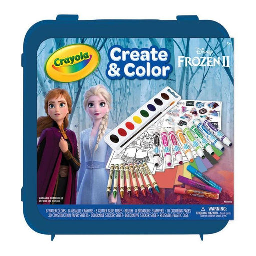Crayola Create & Colour Case, Frozen 2-Arts & Crafts-Crayola-Toycra