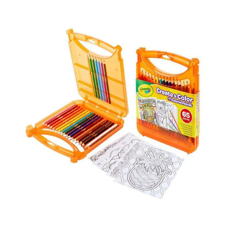 Crayola Create and Color with Colored Pencils