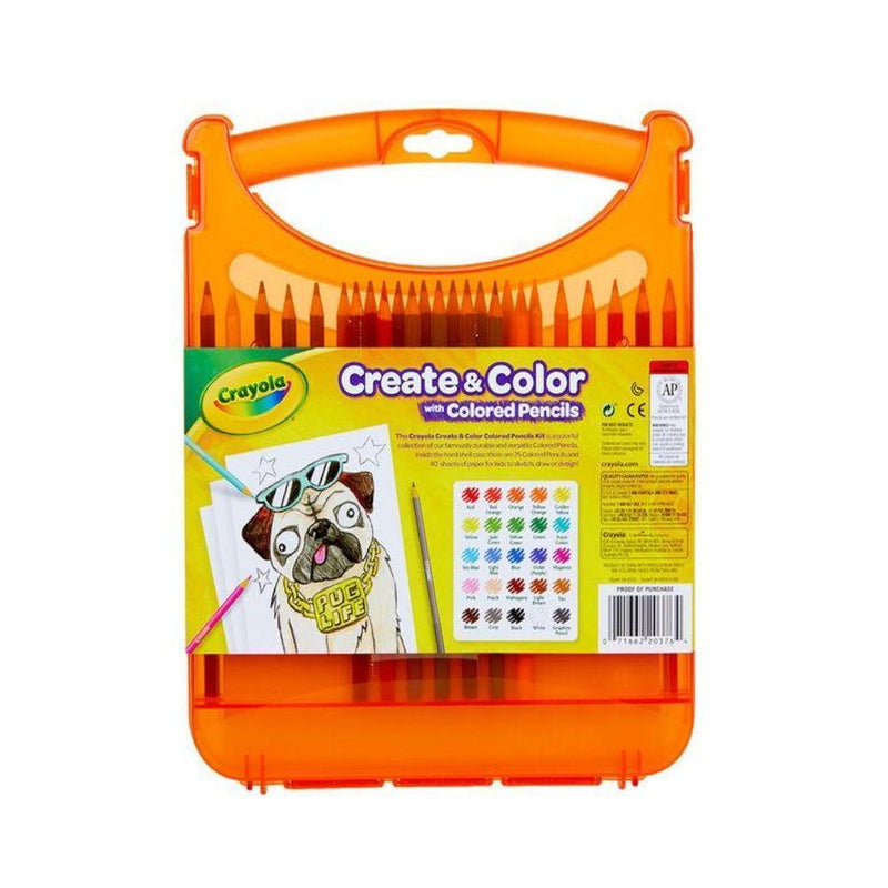 Crayola Create and Color with Colored Pencils