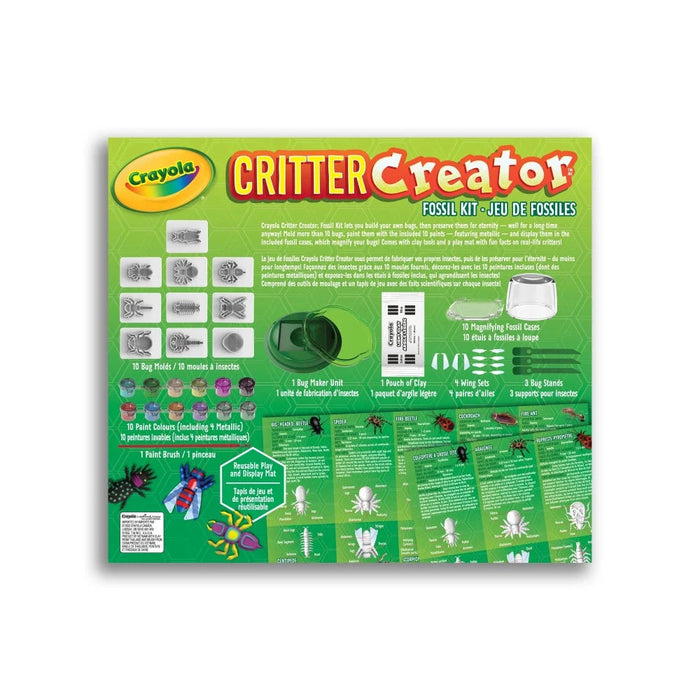 Crayola Critter Creator Kit, Bug Fossil Lab — Toycra