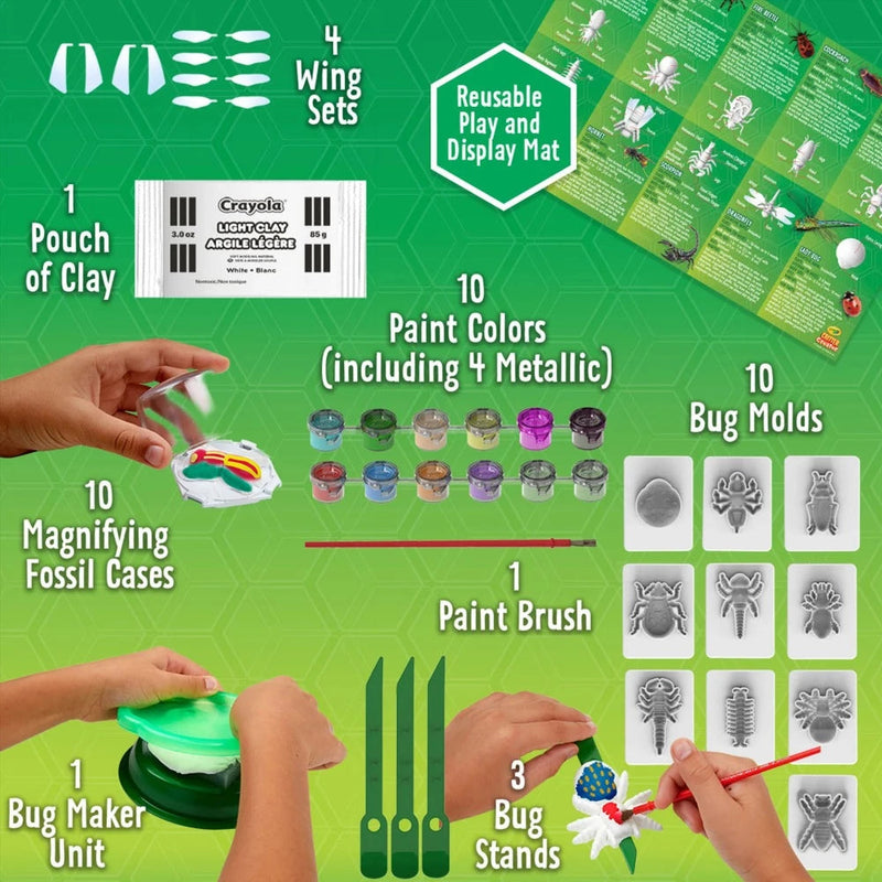 Crayola Critter Creator Kit, Bug Fossil Lab