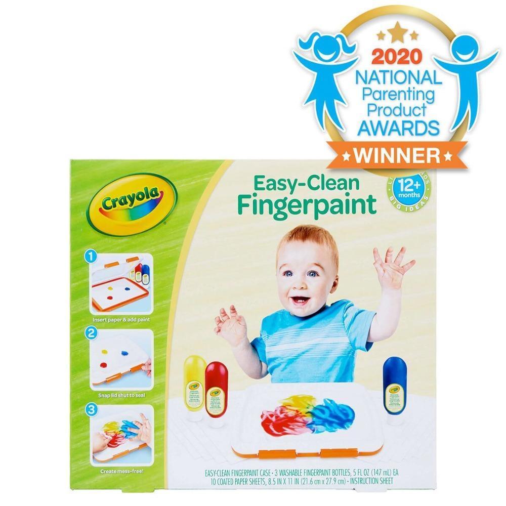 Crayola Easy Clean Finger Paint Kit — Toycra