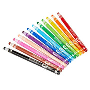 Crayola Easy Peel Crayon Pencils, 12 Count