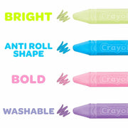 Crayola Egg & Chick Sidewalk Chalk, 6 Count