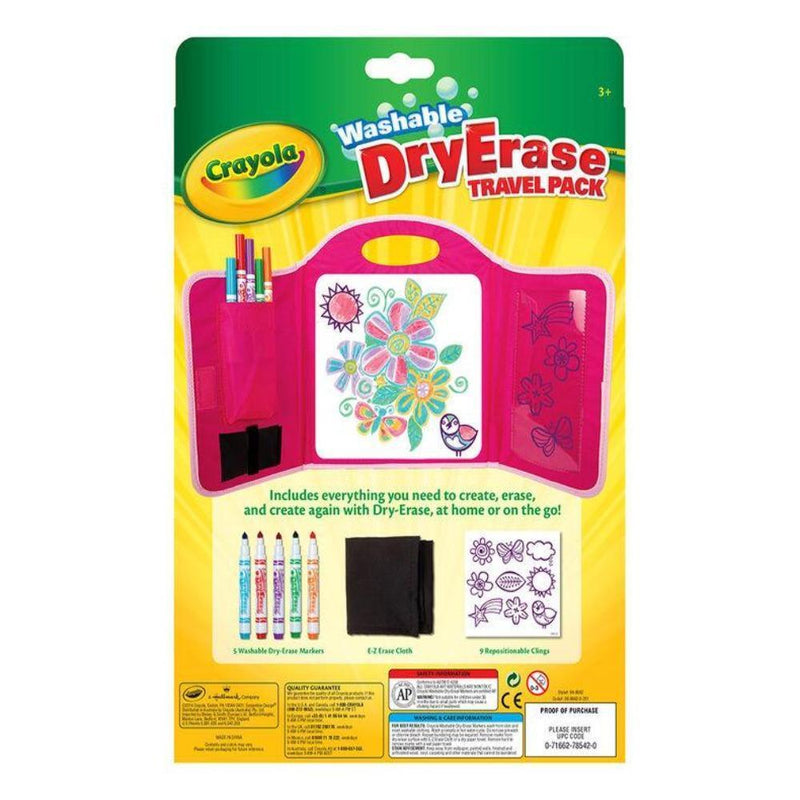 Crayola Fold & Go Dry Erase Travel Pack