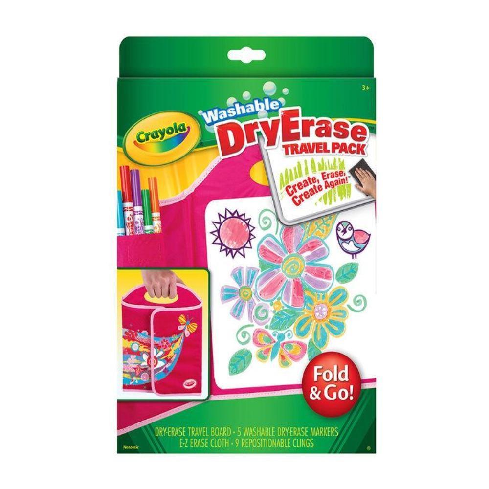Crayola Fold & Go Dry Erase Travel Pack — Toycra
