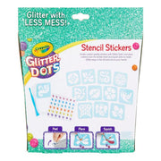 Crayola Glitter Dots Stencil Stickers