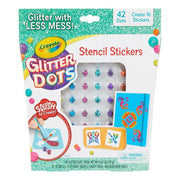 Crayola Glitter Dots Stencil Stickers
