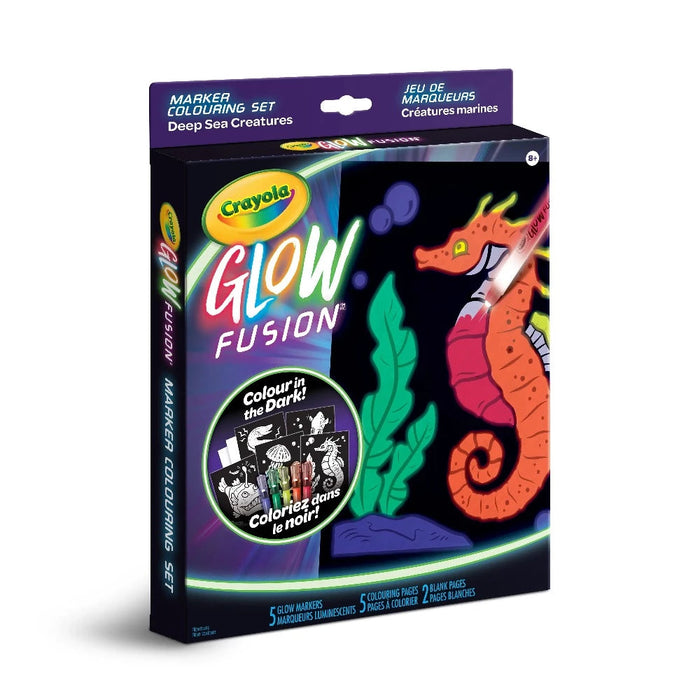 Crayola Glow Fusion Marker Colouring Set-Arts & Crafts-Crayola-Toycra