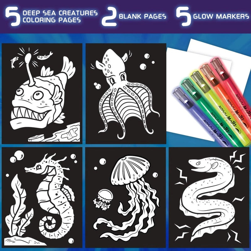 Crayola Glow Fusion Marker Colouring Set