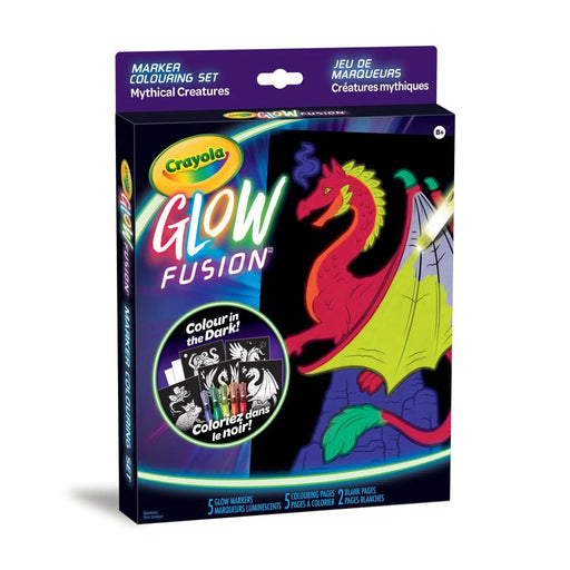 Crayola Glow Fusion Marker Colouring Set — Toycra