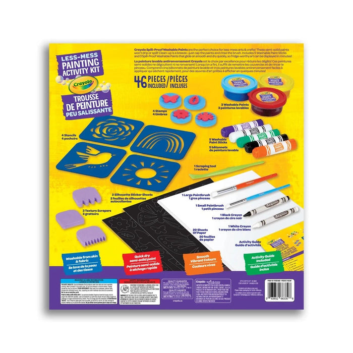 Crayola Less Mess Painting Activity Kit-Arts & Crafts-Crayola-Toycra