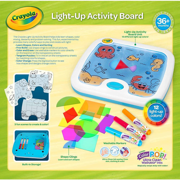 Crayola Light Up Activity Board-Arts & Crafts-Crayola-Toycra