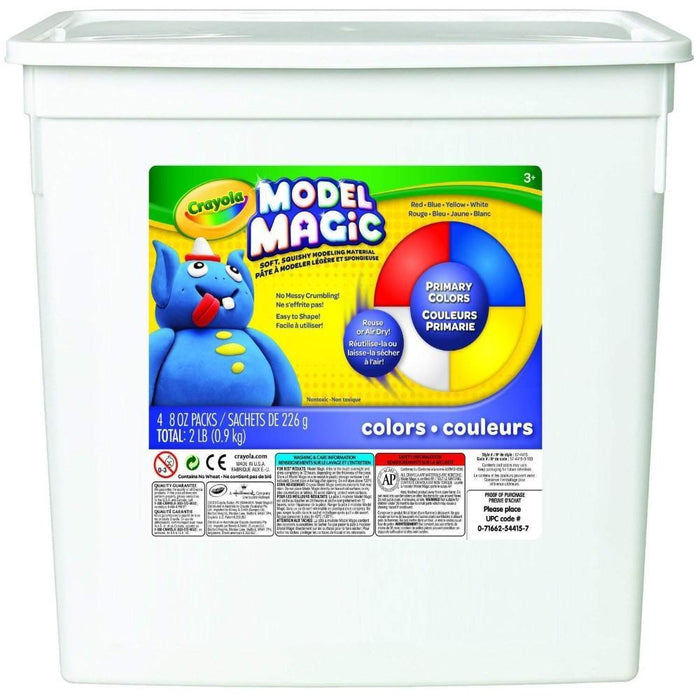Crayola Model Magic 2lb Resealable Storage Container, Assorted Colors-Arts & Crafts-Crayola-Toycra