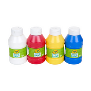 Crayola Multi-Surface Acrylic Paint, Primary Colors, 4 Count