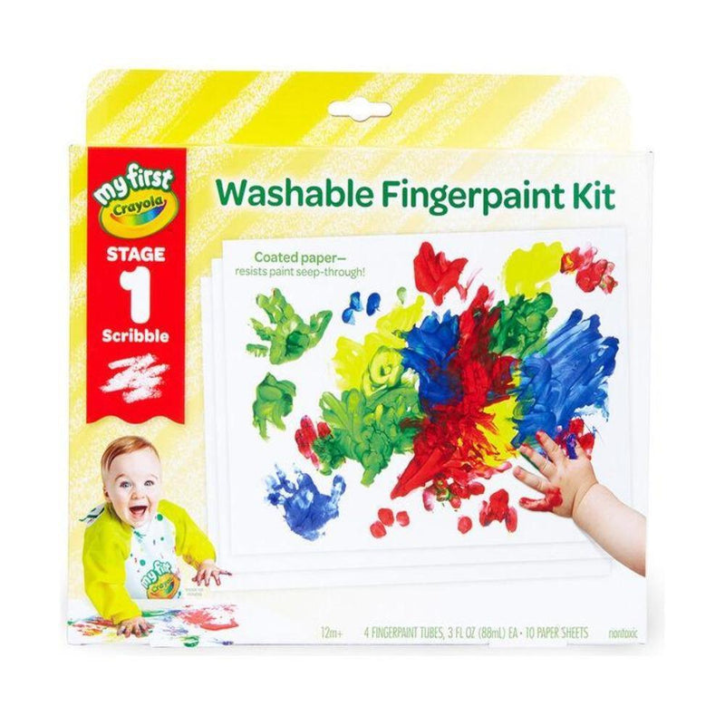 Crayola My First Crayola Fingerpaint Kit-Arts & Crafts-Crayola-Toycra