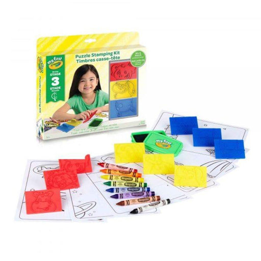Crayola My First Crayola Puzzle Stamping Kit-Arts & Crafts-Crayola-Toycra