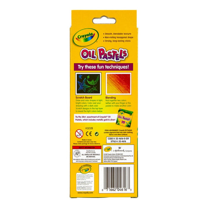 Crayola Oil Pastels 16 ct.-Arts & Crafts-Crayola-Toycra